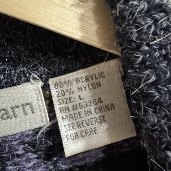 Dress Barn Large Vintage Multicolour Diamond Geometric Cardigan Grandma 90s - Picture 4 of 5